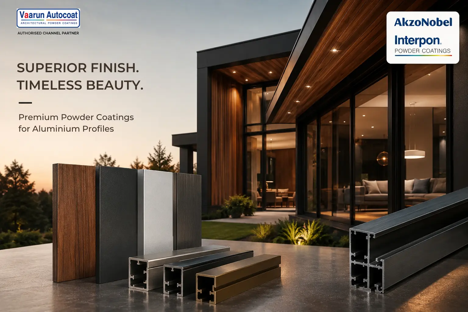 AkzoNobel Interpon Powder Coating: The World’s Best Finish for Aluminium Profiles
