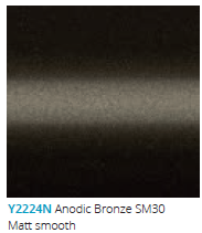 ANODIC BRONZE SM30 MATT SMOOTH — Y2224N