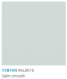 RAL9016 SATIN SMOOTH — YCB18N
